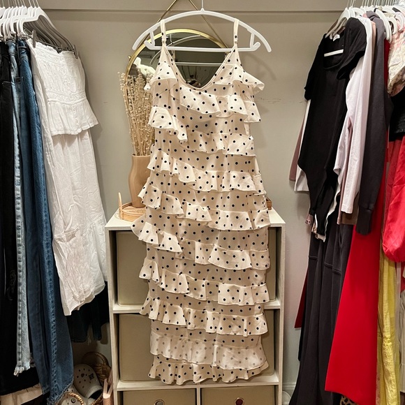 ASOS Dresses & Skirts - Tiered Polka Dot Dress